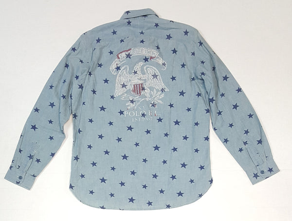Nwt Polo Ralph Lauren Star Button Up - Unique Style