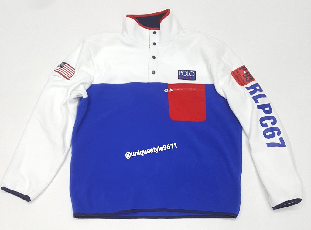 Nwt Polo Ralph Lauren Polo Sport Rlpc 67 Fleece Pullover