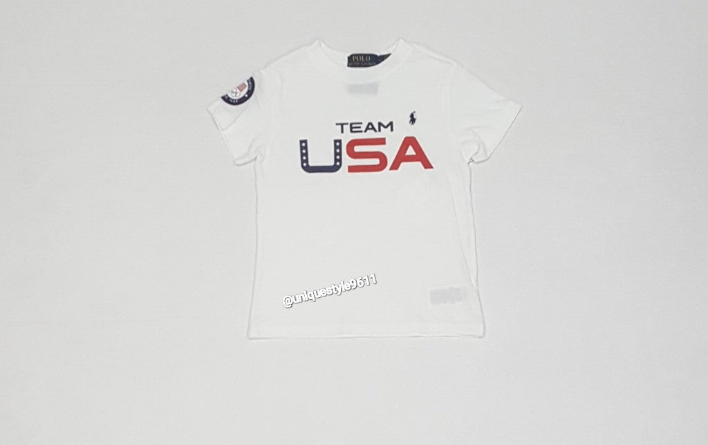 Polo Ralph Lauren Boys Team USA Graphic Tee (2T-7T)