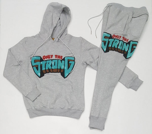 Vault Only The Strong Grey Sweatsuit - Unique Style