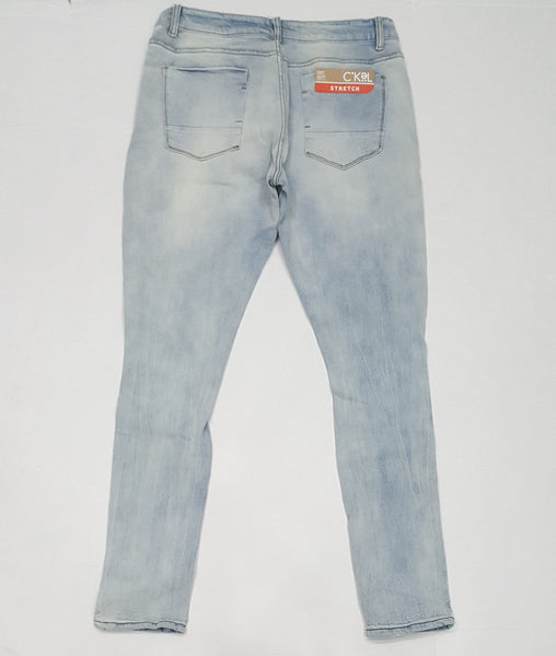 Skinny Stacked Bandana Patch Jeans