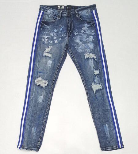 Waimea Light Blue Wash Ripped Jeans