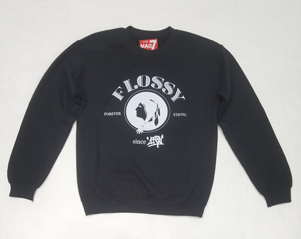 Black Flossy Sweater - Unique Style