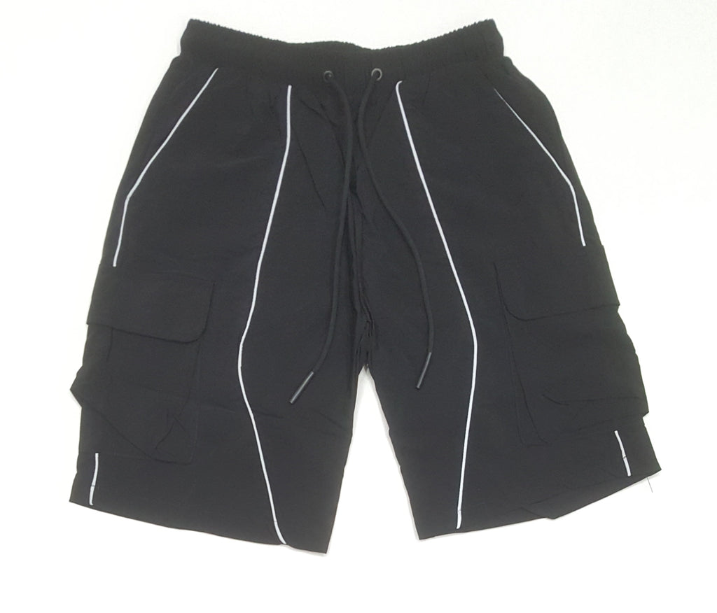 American Stitch Black Piping Shorts