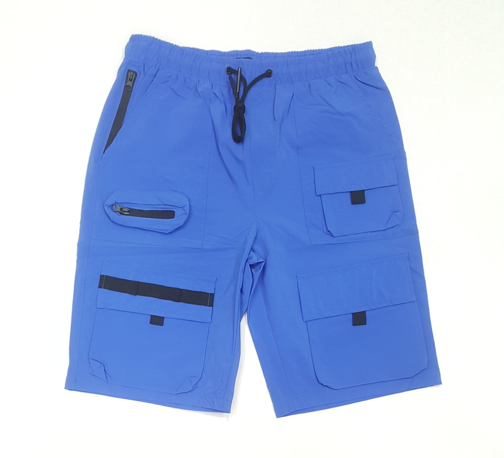 American Stitch Blue Nylon Pocket Shorts