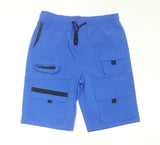 American Stitch Blue Nylon Pocket Shorts - Unique Style
