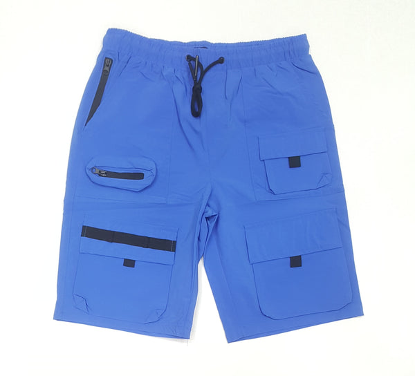 American Stitch Blue Nylon Pocket Shorts - Unique Style