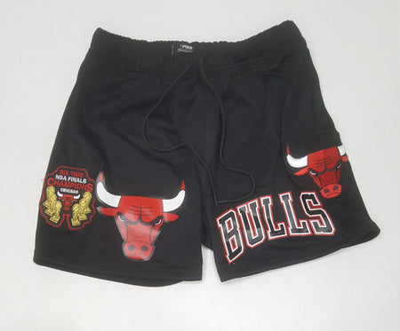 Pro Standard Chicago Bulls White Mesh Shorts
