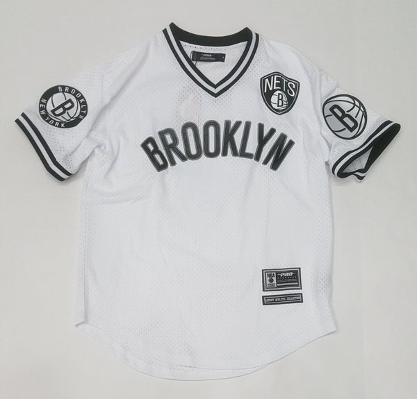 Pro Standard Brooklyn Nets White Mesh Shirt