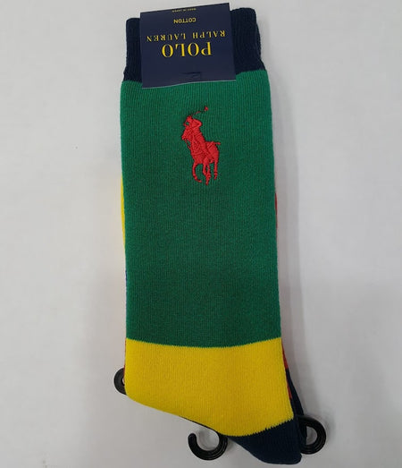 Nwt Polo Ralph Lauren Multi Polo Sport Spellout Socks