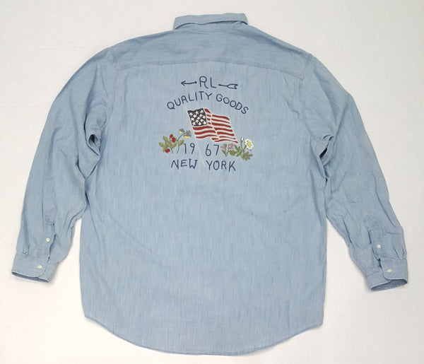 Nwt Polo Ralph Lauren Big & Tall RL Quality Goods L/S Button Down - Unique Style