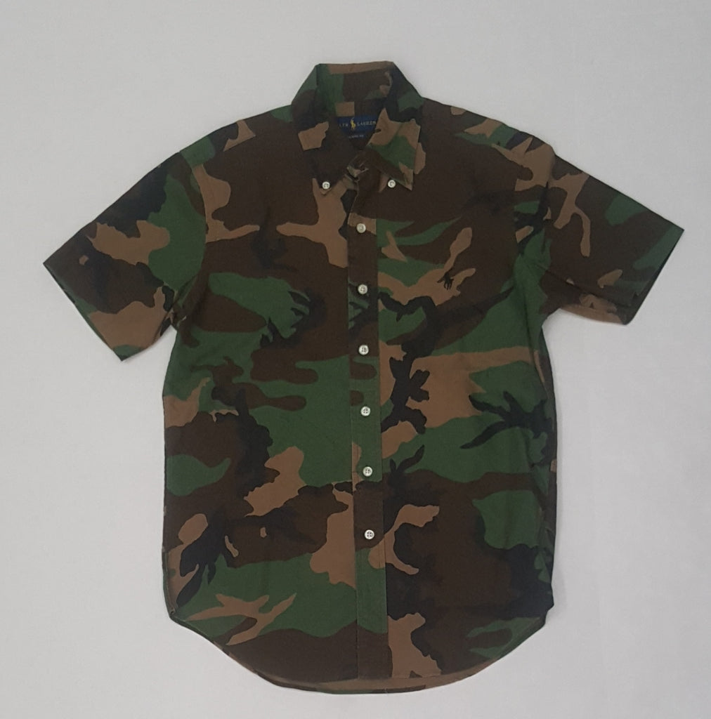 Nwt Polo Ralph Lauren Camo Classic Fit Button Up