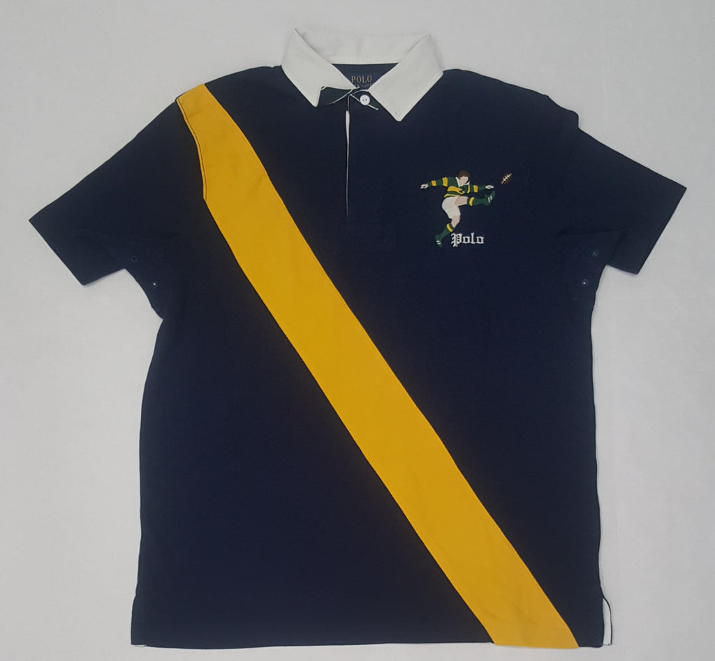 Nwt Polo Ralph Lauren Navy Rugby Kicker Polo