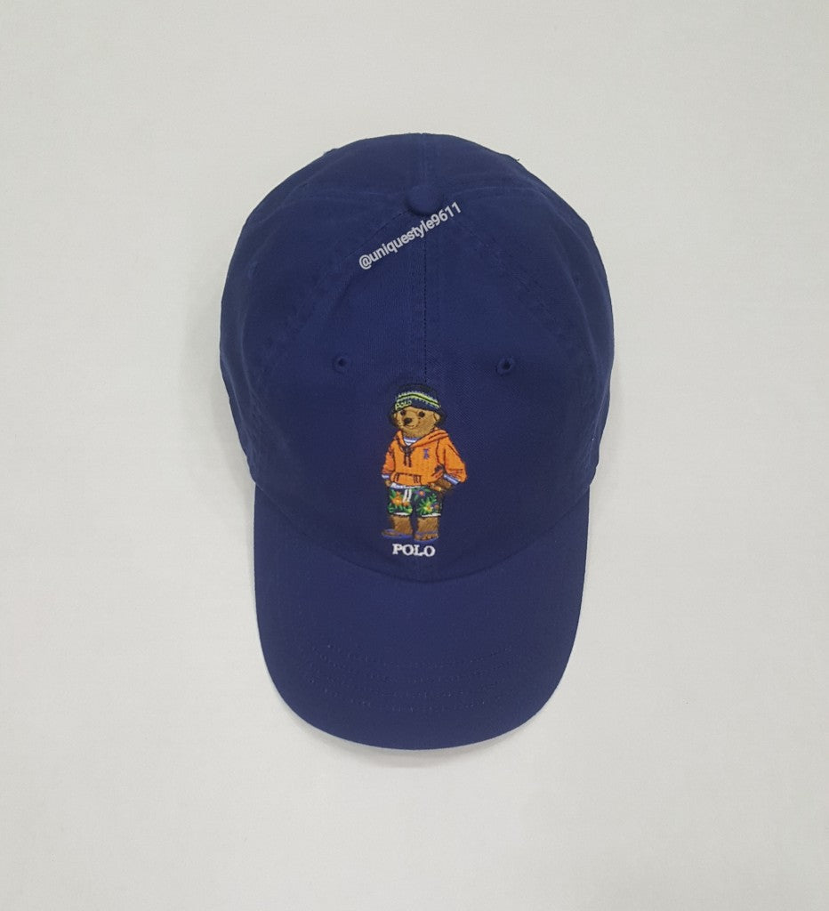 Nwt Polo Ralph Lauren Navy Beach Bear Adjustable Strap