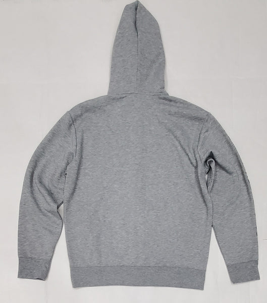 Nwt Polo Ralph Lauren Grey Big Pony Ralph Lauren Printed On Sleeve Hoodie - Unique Style