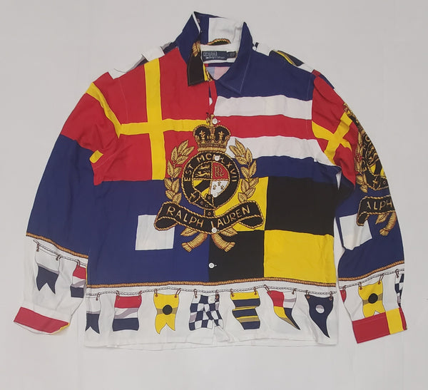 Nwt Polo Ralph Lauren Crest L/S Button Up - Unique Style