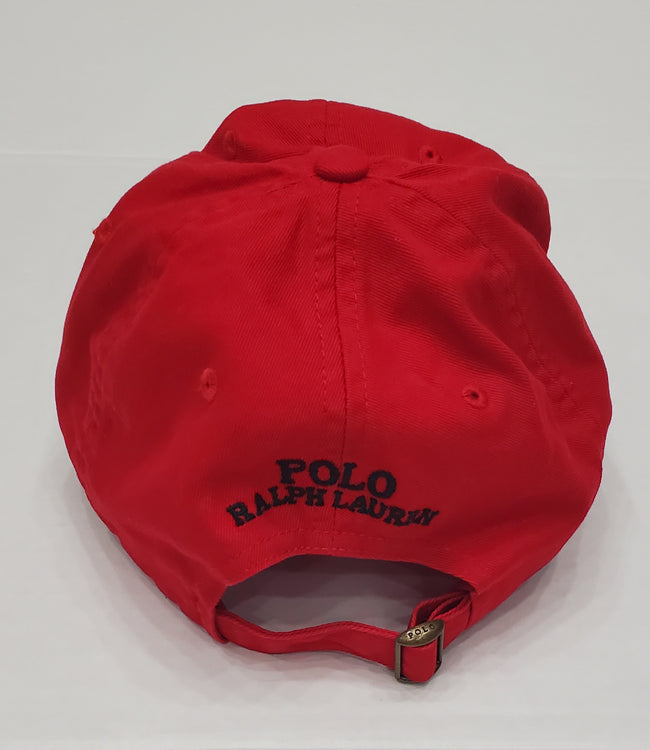 Nwt Polo Ralph Lauren Red Ski Bear Adjustable Hat - Unique Style
