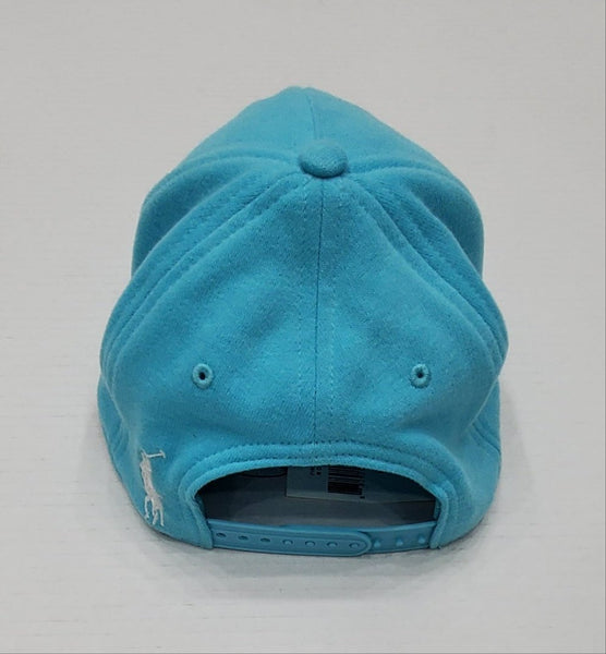 Nwt Polo Ralph Lauren Logo Spellout Light Blue Snapback Hat - Unique Style