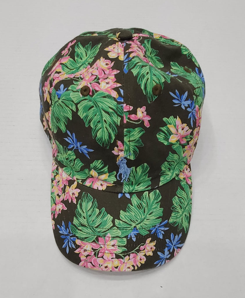 Nwt Polo Ralph Lauren Floral Strap Back Hat