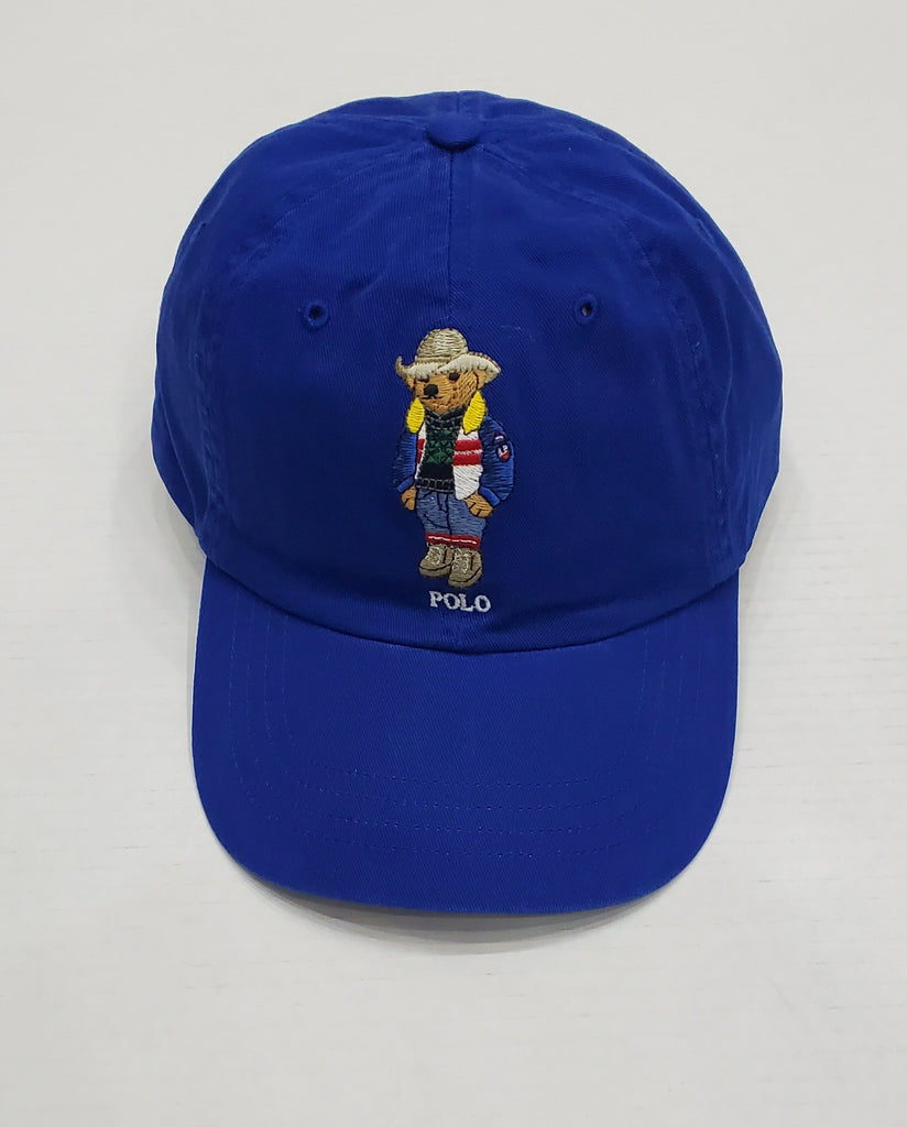 Nwt Polo Ralph Lauren Royal Cowboy Adjustable Strap Back Hat