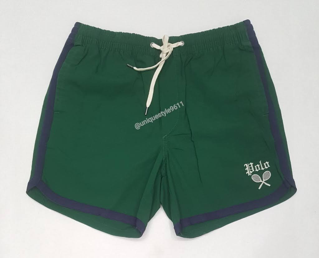 Nwt Polo Ralph Lauren Green Tennis 6 Inch Classic Fit Shorts