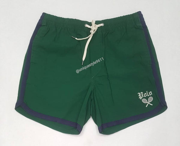 Nwt Polo Ralph Lauren Green Tennis 6 Inch Classic Fit Shorts - Unique Style