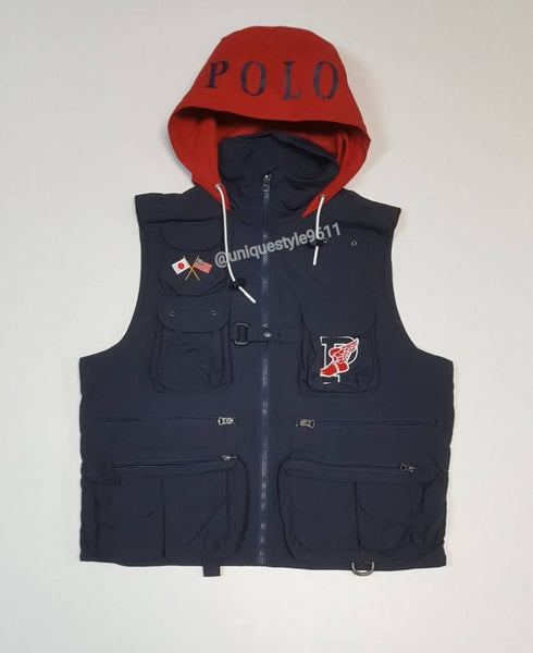Nwt Polo Ralph Lauren Tokyo Stadium 1992 P-Wing Vest - Unique Style