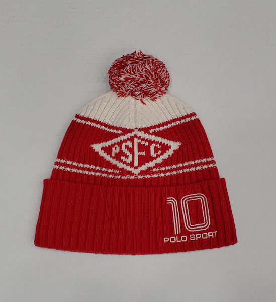 Nwt Polo Ralph Lauren Red/White PSFC Polo Sport #10 Skully - Unique Style