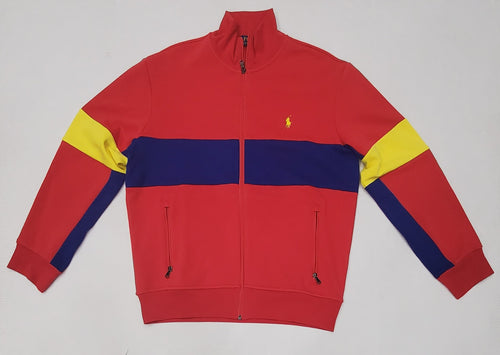 Nwt Polo Ralph Lauren Faded Red/Royal Track Jacket - Unique Style