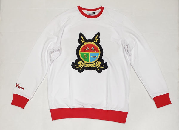 El Gara Gayn White P Spear Sweatshirt - Unique Style