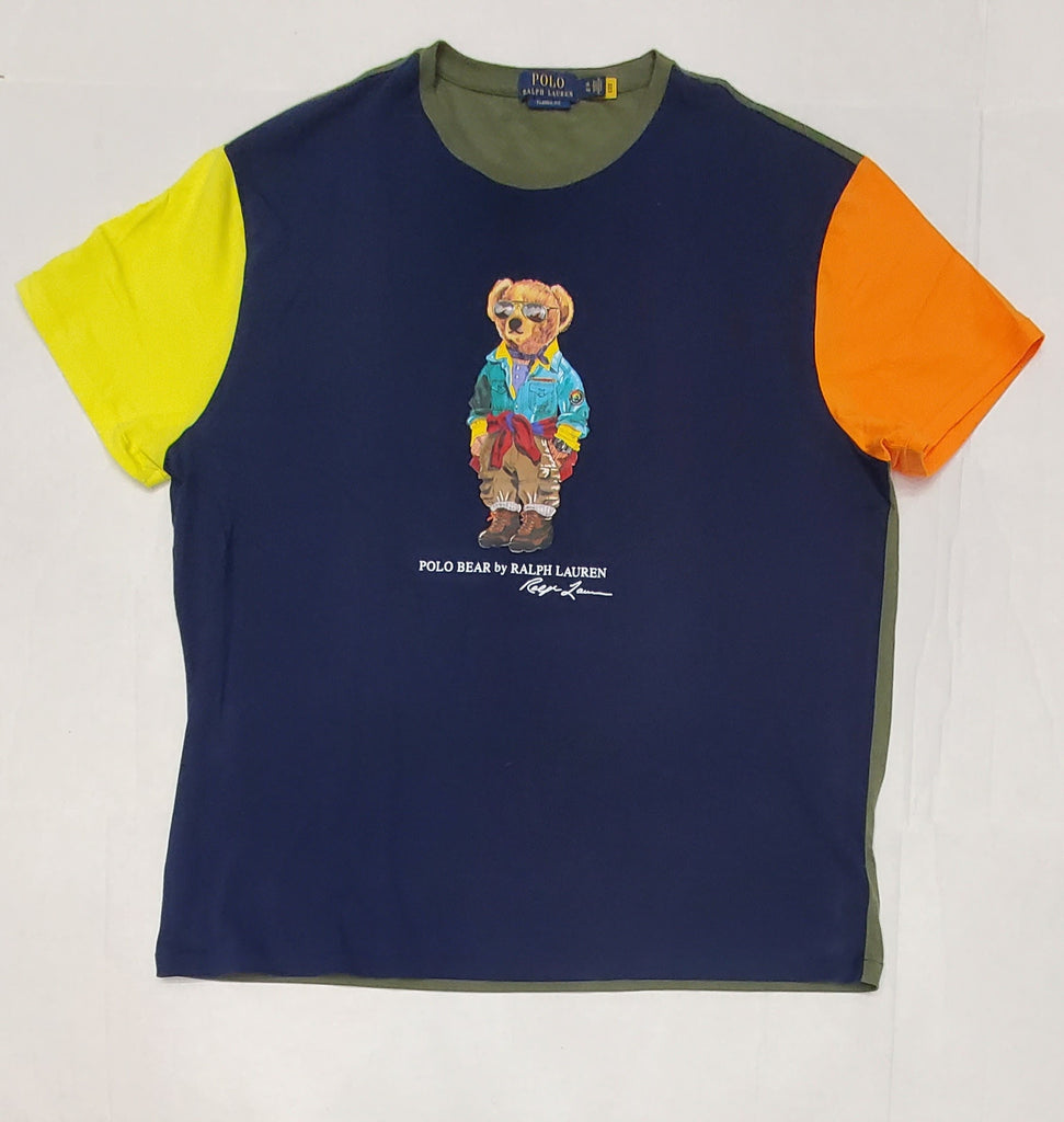 Nwt Polo Ralph Lauren Olive Sportsman Bear Classic Fit Tee u