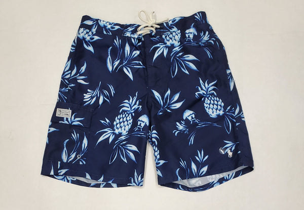 Nwt Polo Ralph Lauren Blue Floral Print Swim Trunks - Unique Style