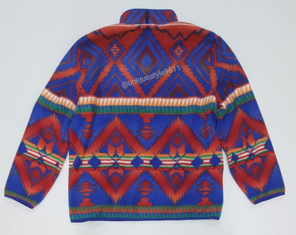 Nwt Polo Ralph Lauren SouthWestern Fleece Half zip Sweatshirt - Unique Style