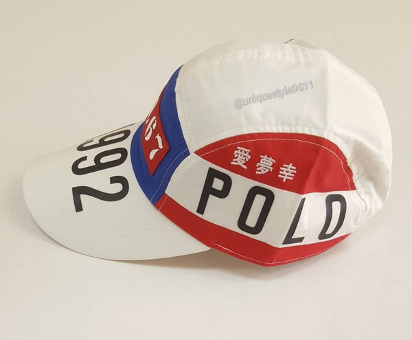 Nwt Polo Ralph Lauren White Tokyo Stadium P-Wing Fitted Hat