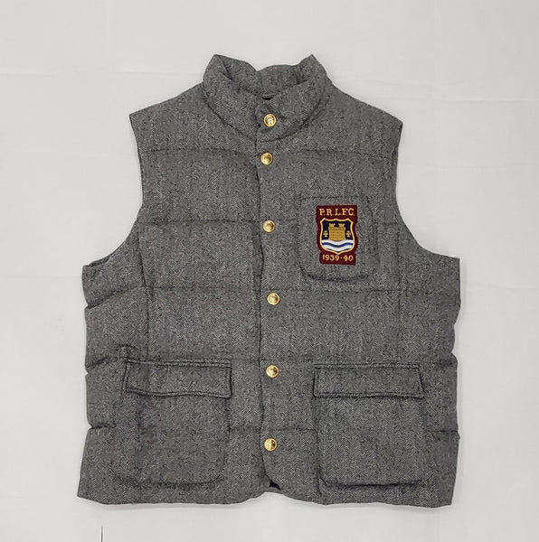 Nwt Polo Ralph Lauren Grey P.R.L.F.C Padded Vest - Unique Style