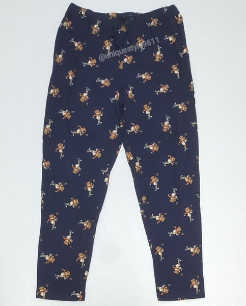 Nwt Polo Ralph Lauren Navy Kicker Bear Pajamas - Unique Style