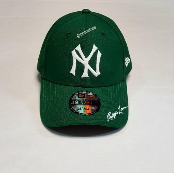 Nwt Polo Ralph Lauren Green Yankees Fitted Hat - Unique Style