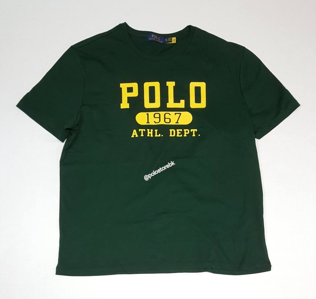 Nwt Polo Ralph Lauren Green 1967 Athl Dept Tee