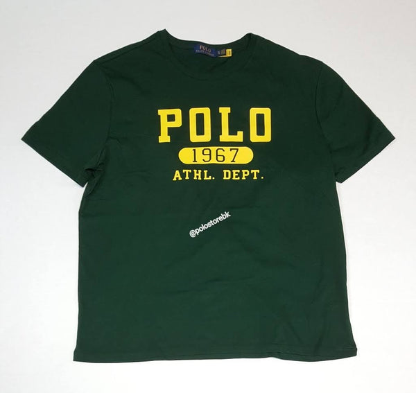 Nwt Polo Ralph Lauren Green 1967 Athl Dept Tee - Unique Style