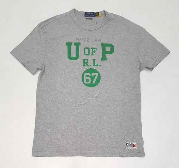 Nwt Polo Ralph Lauren Grey UP of 67 RL Classic Fit Tee - Unique Style