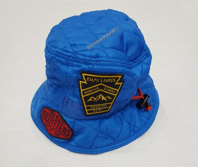 Nwt Polo Ralph Lauren Quilted Patches Bucket Hat - Unique Style