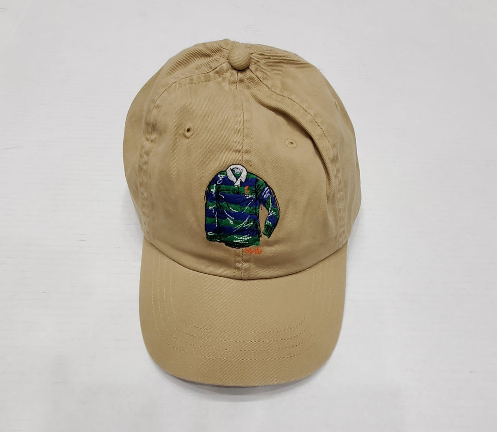 Nwt Polo Ralph Lauren Khaki Rugby Shirt Adjustable Strap Back