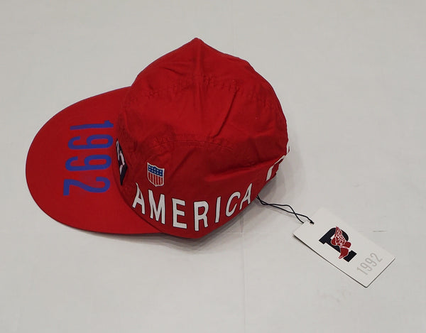 Nwt Polo Ralph Lauren Red 1992 Stadium Fitted Hat | Unique Style