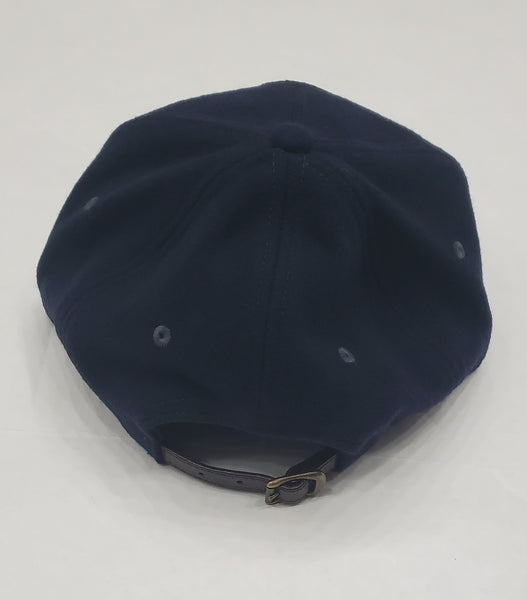 Nwt RRL Eagle Patch Leather Strap Back Hat - Unique Style