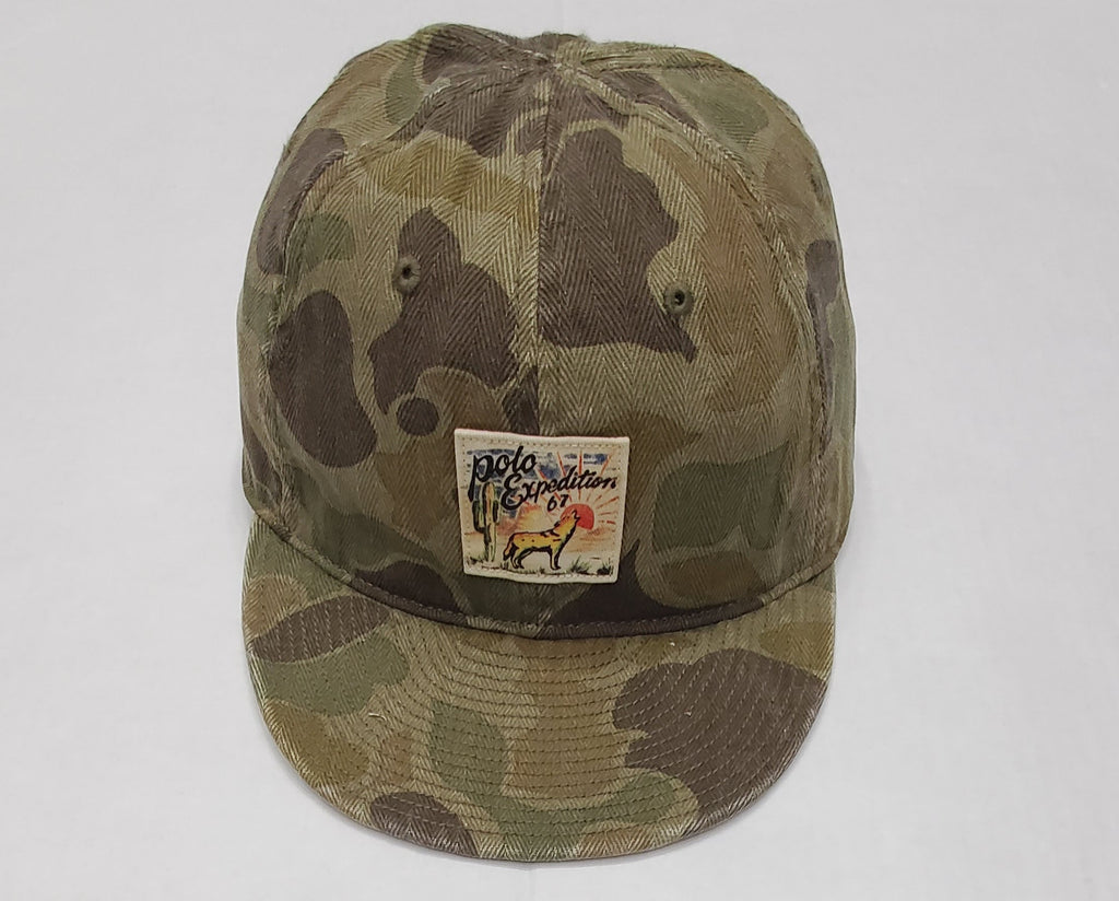 Nwt Polo Ralph Lauren Camo Polo Expedition Fitted Hat