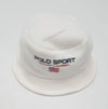 Nwt Polo Ralph Lauren White Fleece Polo Sport Bucket Hat - Unique Style
