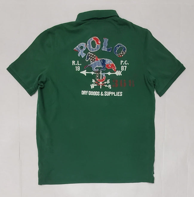 Nwt Polo Ralph Lauren Dry Goods & Supplies Bandana Polo - Unique Style