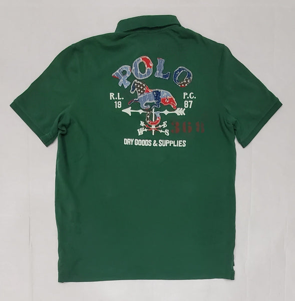 Nwt Polo Ralph Lauren Dry Goods & Supplies Bandana Polo - Unique Style