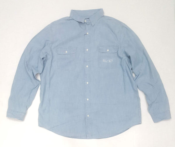 Nwt Polo Ralph Lauren Denim 1967 New York Classic Fit L/S BD - Unique Style