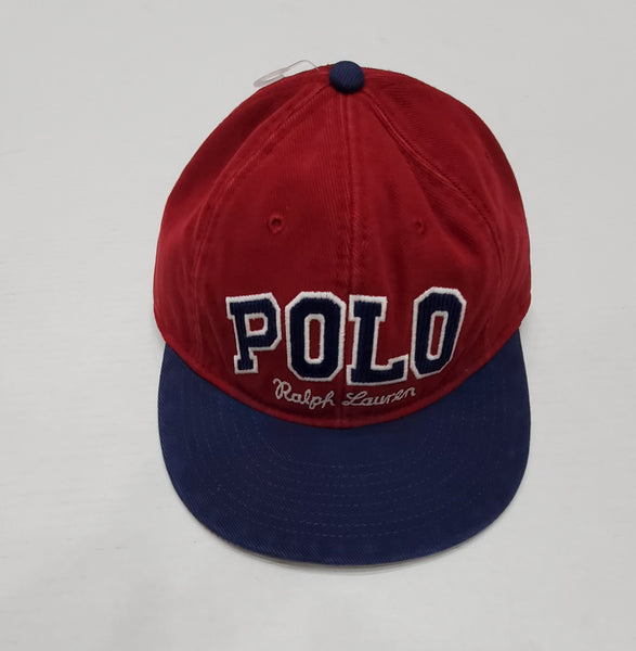 Nwt Polo Ralph Lauren Burgundy/Navy Adjustable Strap Back Hat - Unique Style